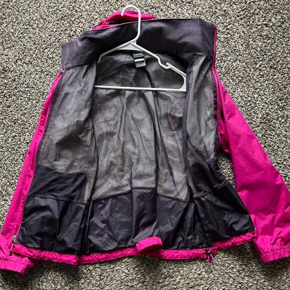 Pink North Face Windbreaker Jacket, Women's Raincoat, Size Large - Picture 2 of 7